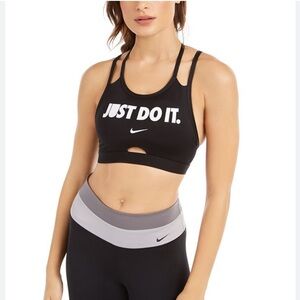 Nike Black Sports Bra with open back Medium